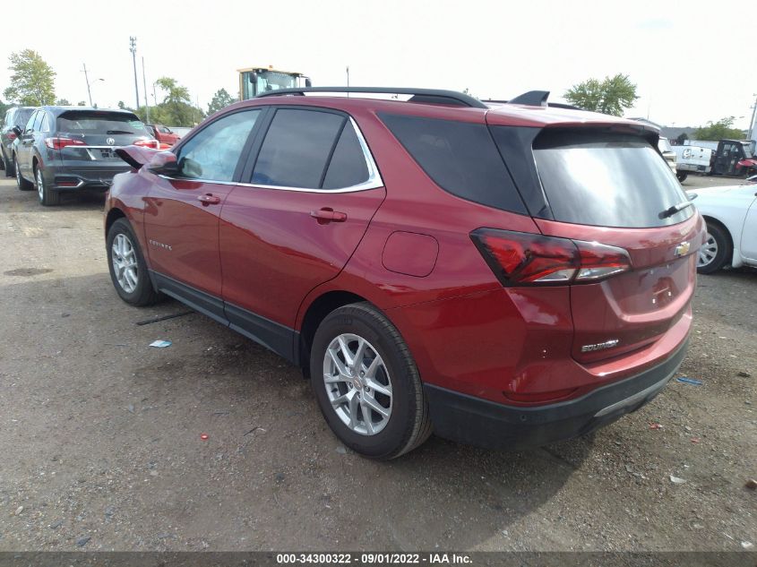 2022 CHEVROLET EQUINOX LT VIN: 3GNAXKEV5NL211406