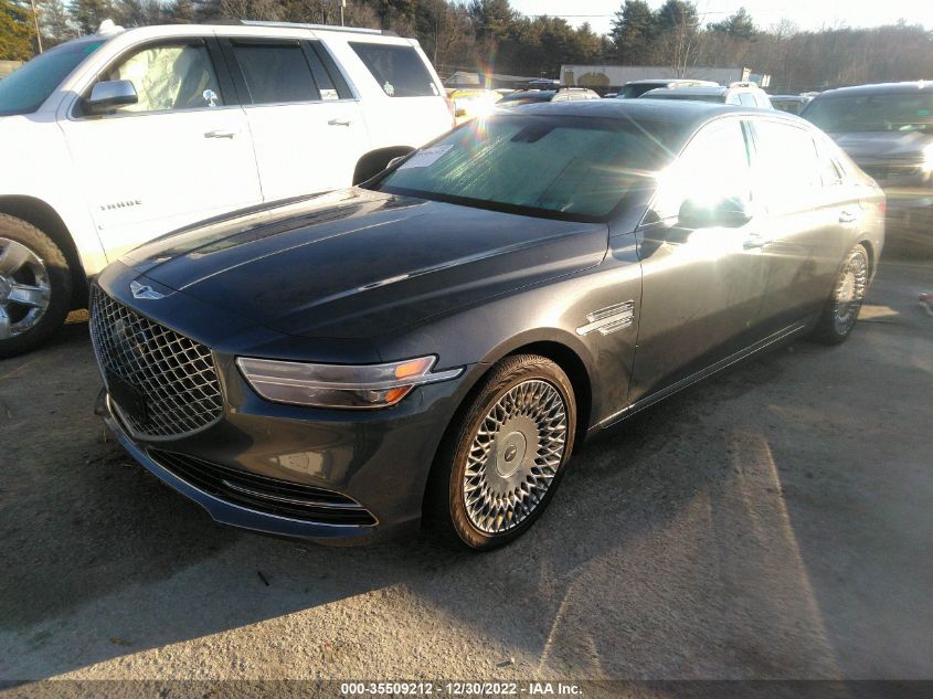 2022 GENESIS G90 5.0L ULTIMATE VIN: KMTF54PH5NU092772