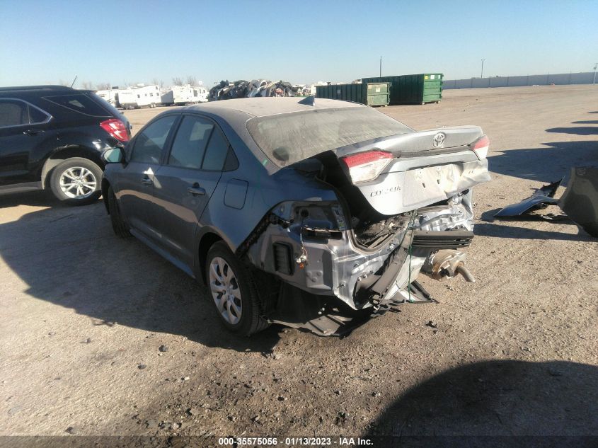 2022 TOYOTA COROLLA LE VIN: 5YFEPMAE2NP320727
