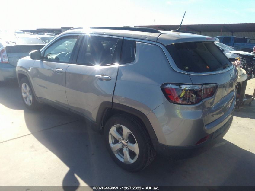 2021 JEEP COMPASS LATITUDE VIN: 3C4NJCBB9MT577024
