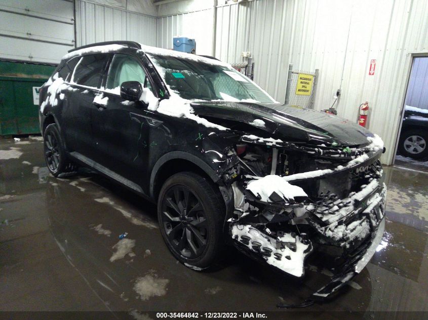 2022 KIA SORENTO X-LINE EX VIN: 5XYRHDLF1NG087111