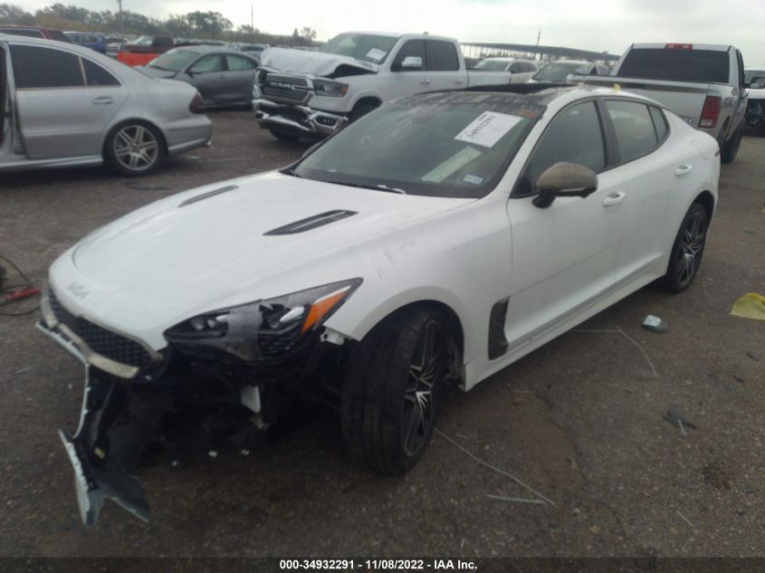 2022 KIA STINGER GT2 VIN: KNAE55LC6N6102091