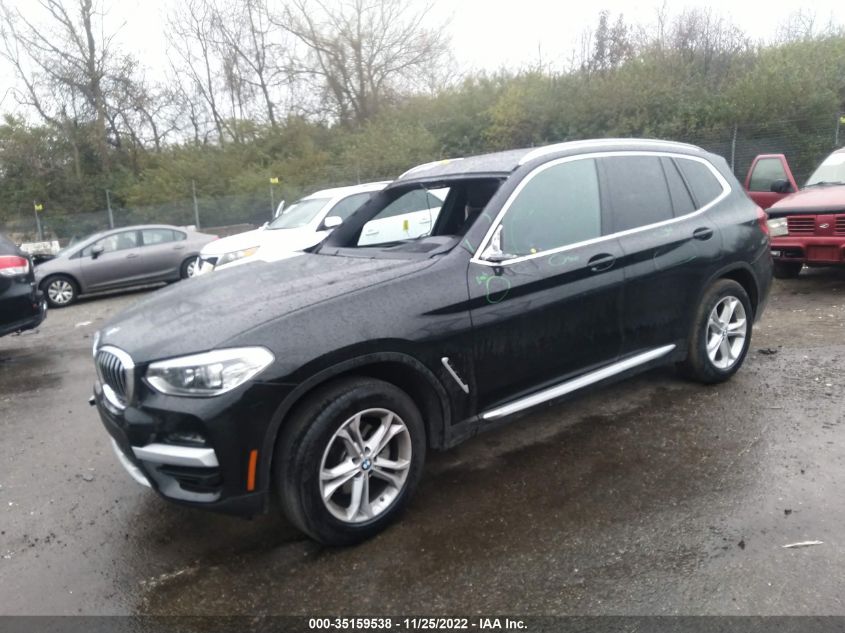 2020 BMW X3 XDRIVE30I VIN: 5UXTY5C01L9C16973