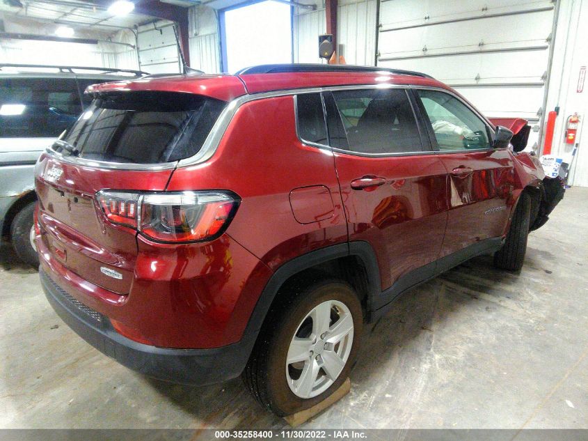2022 JEEP COMPASS LATITUDE VIN: 3C4NJDBB9NT153981