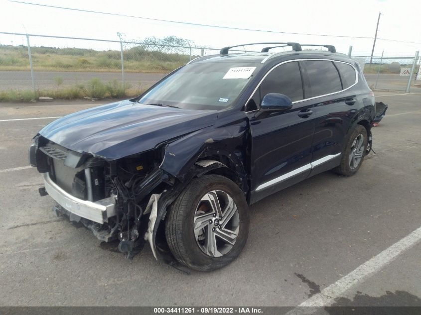 2022 HYUNDAI SANTA FE SEL VIN: 5NMS24AJ5NH461896