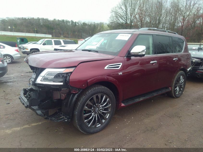2022 NISSAN ARMADA PLATINUM VIN: JN8AY2DB3N9813733