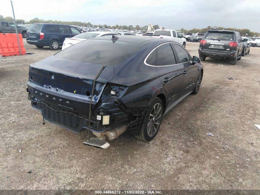 2021 HYUNDAI SONATA LIMITED VIN: 5NPEH4J27MH128928