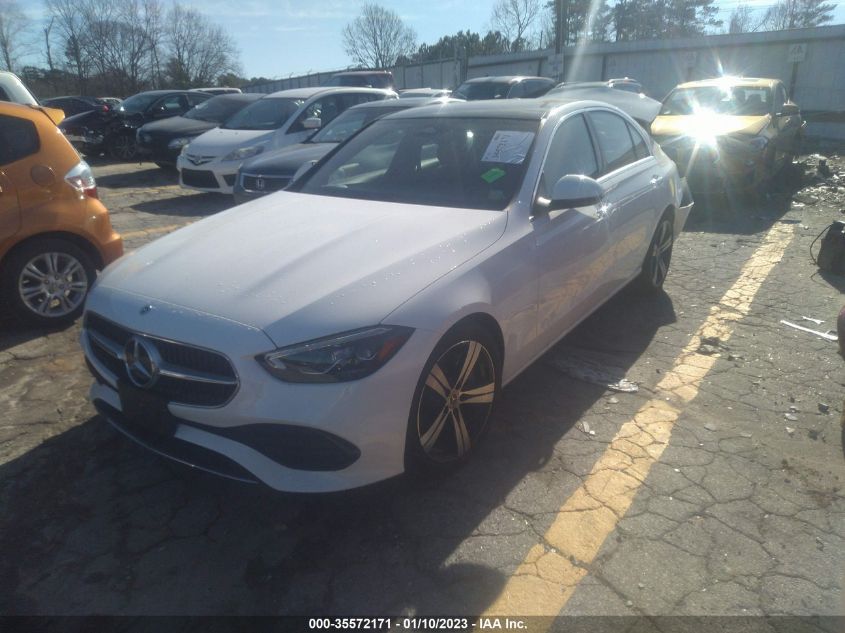 2022 MERCEDES-BENZ C-CLASS C 300 VIN: W1KAF4HB7NR040763