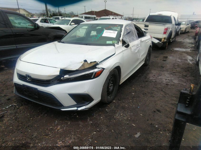 2022 HONDA CIVIC SEDAN SPORT VIN: 2HGFE2F56NH576481