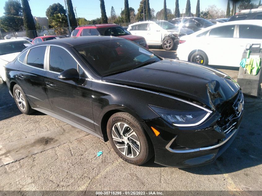 2021 HYUNDAI SONATA HYBRID BLUE VIN: KMHL24JJXMA026686
