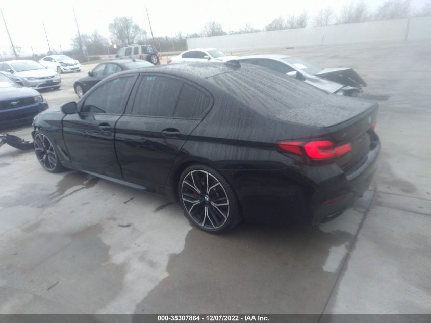 2021 BMW 5 SERIES M550I XDRIVE VIN: WBA13BK06MCF82114