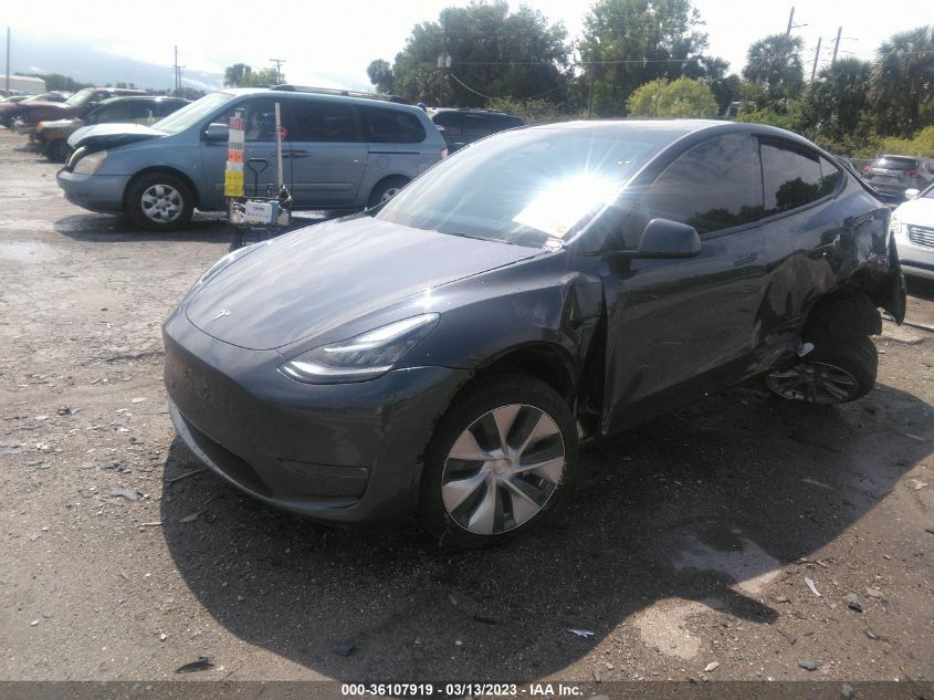 2023 TESLA MODEL Y LONG RANGE VIN: 7SAYGDEE3PF618163
