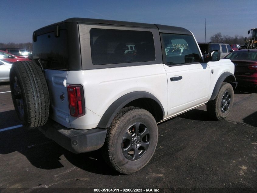 2022 FORD BRONCO BASE/BIG BEND VIN: 1FMDE5AH5NLA96696