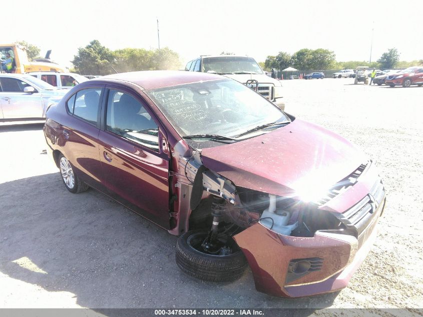 2022 MITSUBISHI MIRAGE G4 ES/LE/BLACK EDITION VIN: ML32FUFJ9NHF01143