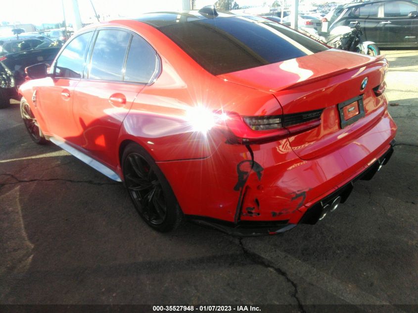 2022 BMW M3 VIN: WBS53AY08NFM22649