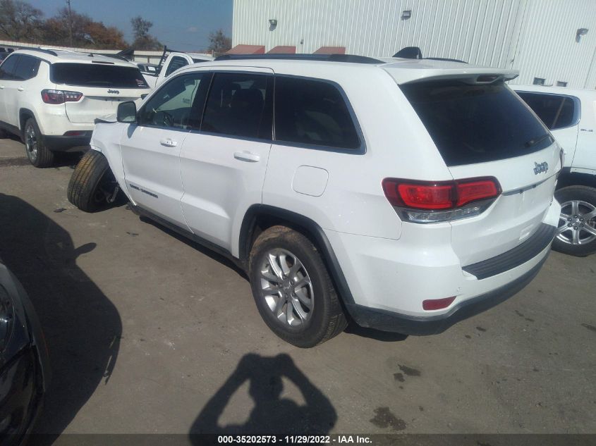 2021 JEEP GRAND CHEROKEE LAREDO E VIN: 1C4RJEAGXMC625412