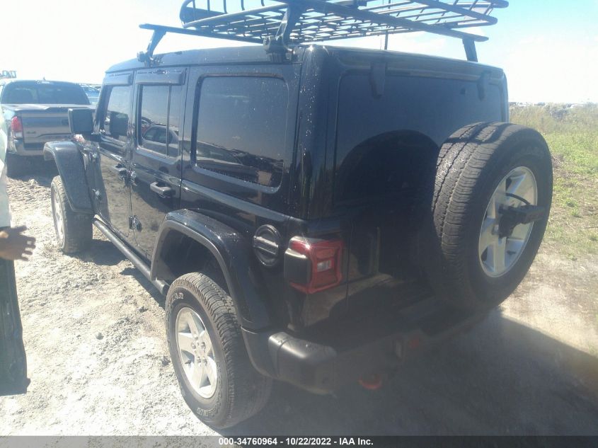 2021 JEEP WRANGLER UNLIMITED RUBICON VIN: 1C4HJXFG0MW555532