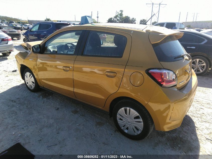 2022 MITSUBISHI MIRAGE ES/LE VIN: ML32AUHJ8NH001533