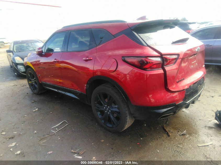 2021 CHEVROLET BLAZER RS VIN: 3GNKBERS5MS584678