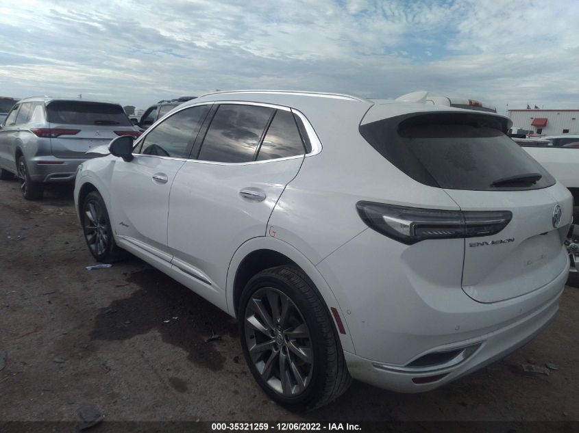 2022 BUICK ENVISION AVENIR VIN: LRBFZRR40ND121085