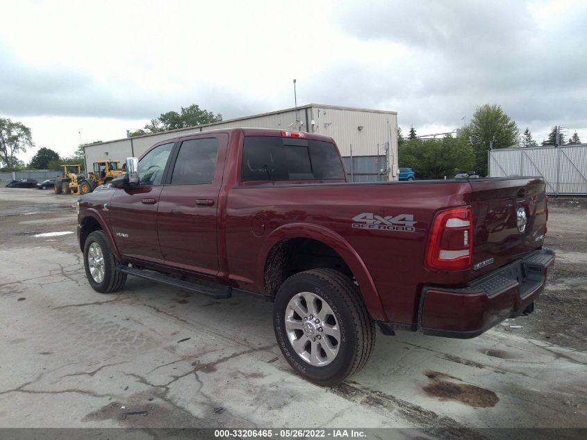 2021 RAM 2500 LARAMIE VIN: 3C6UR5FL1MG660918