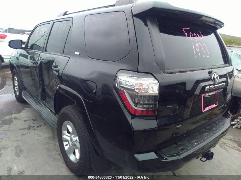 2021 TOYOTA 4RUNNER SR5 VIN: JTEMU5JRXM5962326