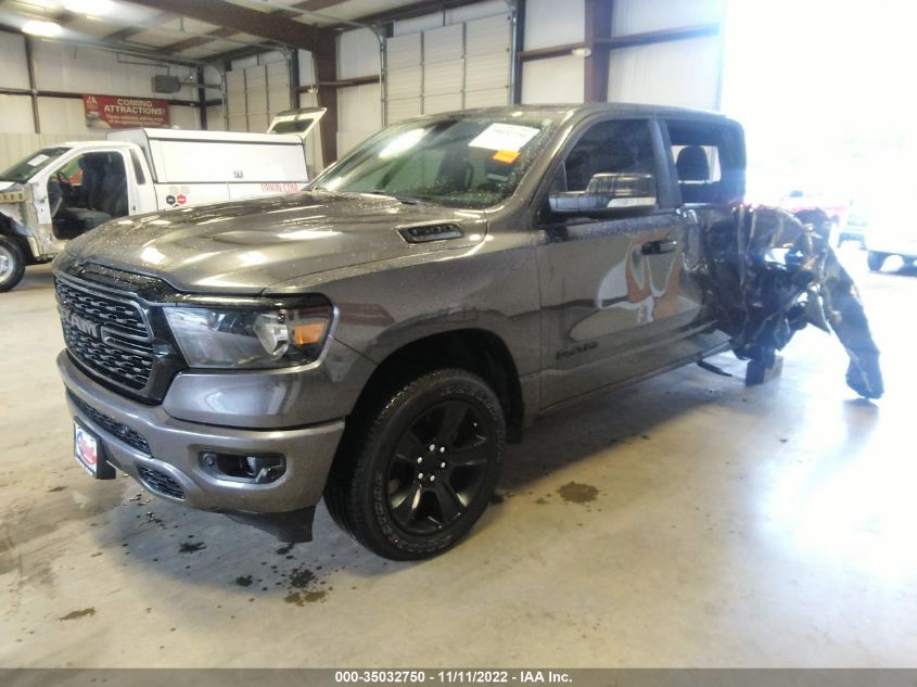 2022 RAM 1500 LONE STAR VIN: 1C6SRFFT3NN282588