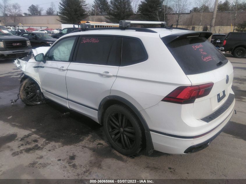 2022 VOLKSWAGEN TIGUAN SE R-LINE BLACK VIN: 3VV8B7AXXNM006377