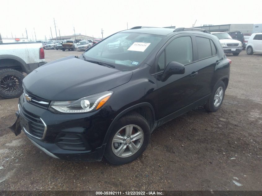 2022 CHEVROLET TRAX LT VIN: KL7CJLSM7NB546623
