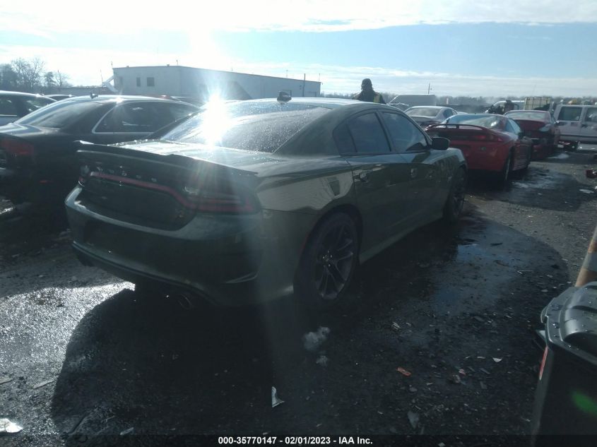 2021 DODGE CHARGER SCAT PACK VIN: 2C3CDXGJ6MH678914