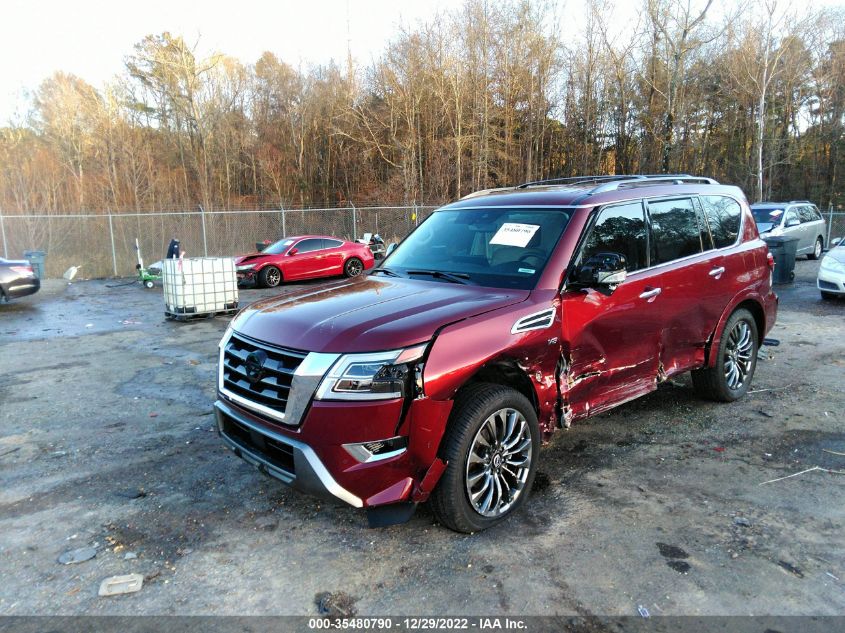 2022 NISSAN ARMADA PLATINUM VIN: JN8AY2DA0N9390813