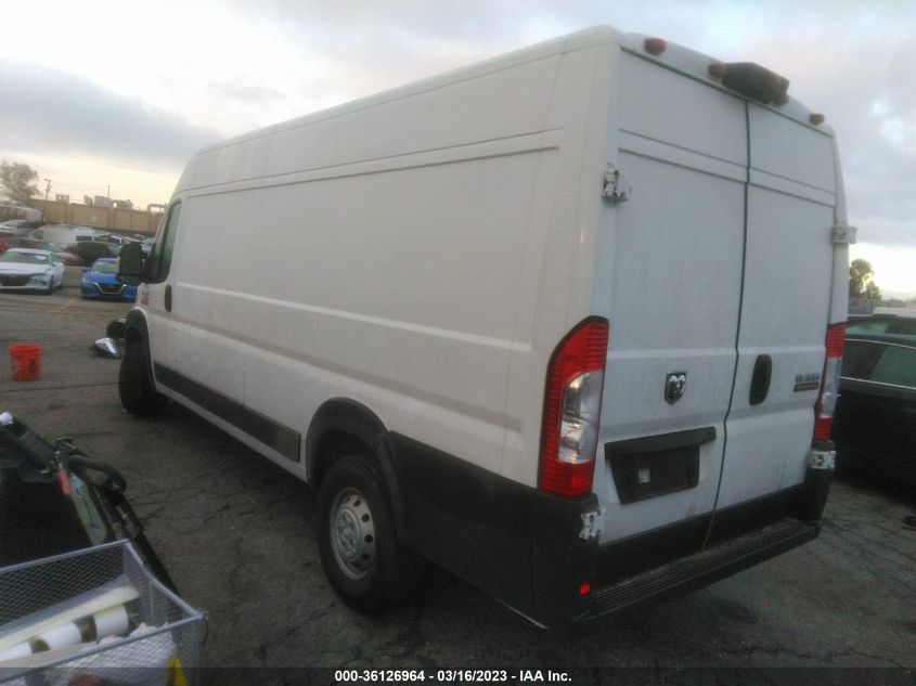 2022 RAM PROMASTER CARGO VAN VIN: 3C6MRVJG3NE130506