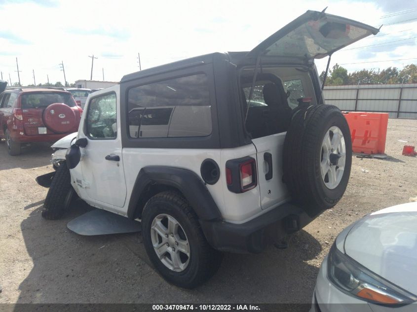 2020 JEEP WRANGLER SPORT S VIN: 1C4GJXAN2LW181098