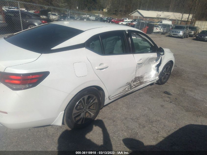 2022 NISSAN SENTRA SV VIN: 3N1AB8CV7NY270931