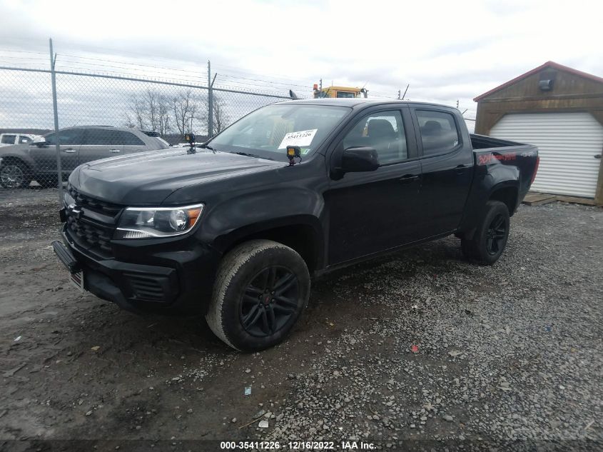 2021 CHEVROLET COLORADO 4WD WORK TRUCK VIN: 1GCGTBEN2M1200402
