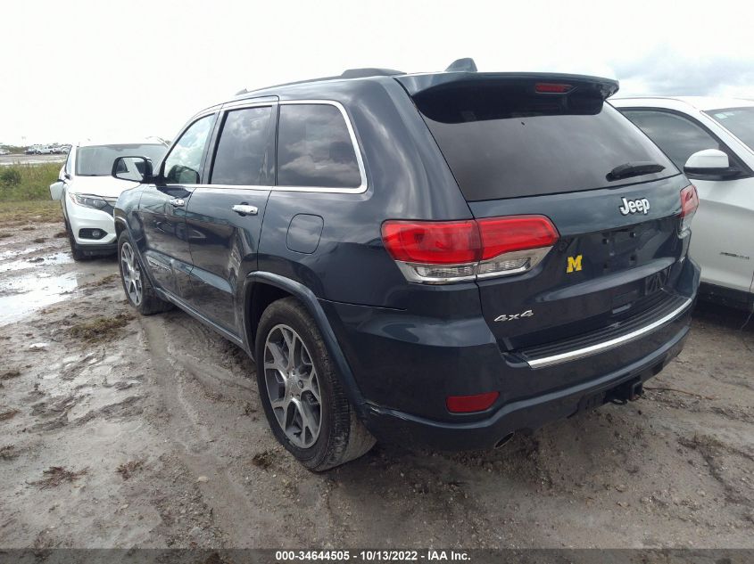 2020 JEEP GRAND CHEROKEE OVERLAND VIN: 1C4RJFCG8LC423556