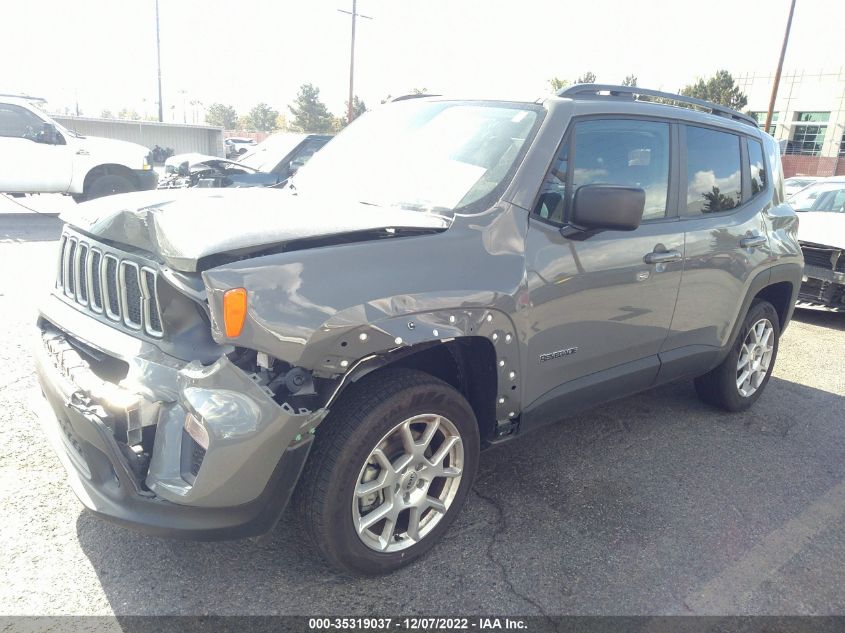 2022 JEEP RENEGADE LATITUDE VIN: ZACNJDB1XNPN63247