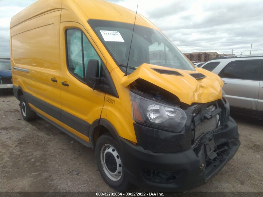 2021 FORD TRANSIT CARGO VAN VIN: 1FTBR1X80MKA60046