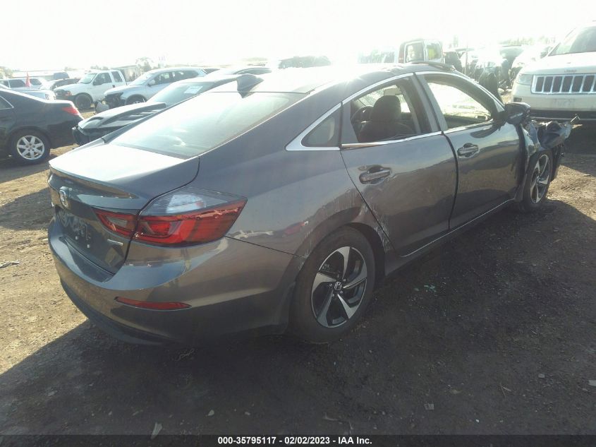 2022 HONDA INSIGHT EX VIN: 19XZE4F54NE014114
