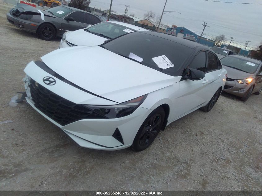 2022 HYUNDAI ELANTRA SEL VIN: 5NPLM4AG0NH076509
