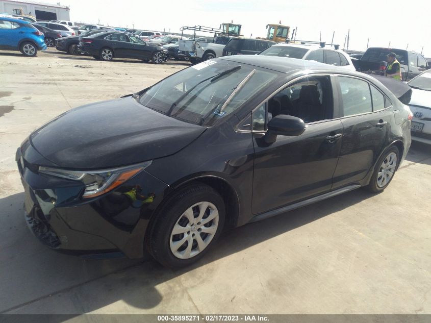 2022 TOYOTA COROLLA LE VIN: 5YFEPMAE2NP369426