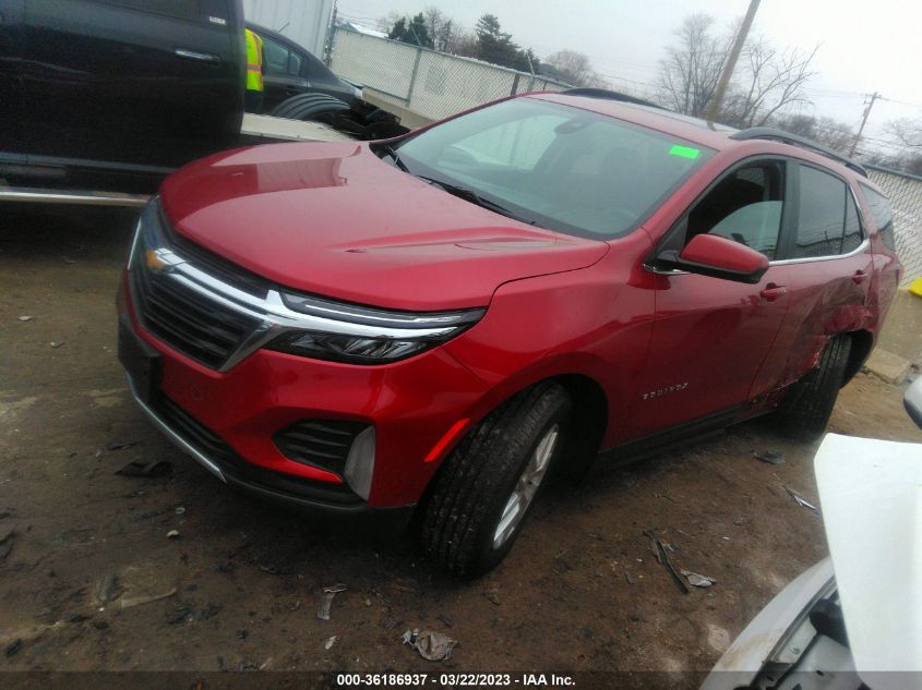 2022 CHEVROLET EQUINOX LT VIN: 3GNAXKEV9NL148410
