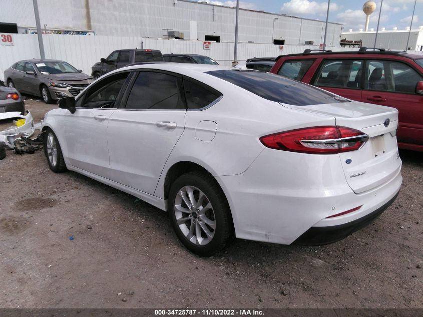 2020 FORD FUSION SE VIN: 3FA6P0HD9LR168226