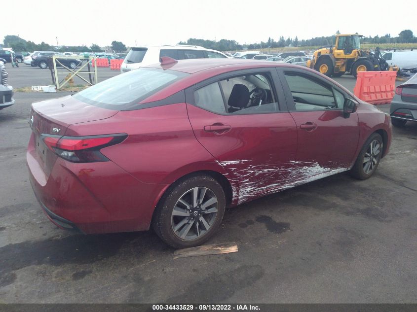 2021 NISSAN VERSA SV VIN: 3N1CN8EV2ML881927