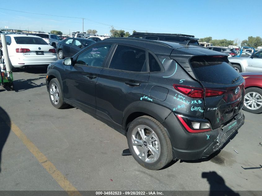 2022 HYUNDAI KONA SEL VIN: KM8K6CAB1NU841684