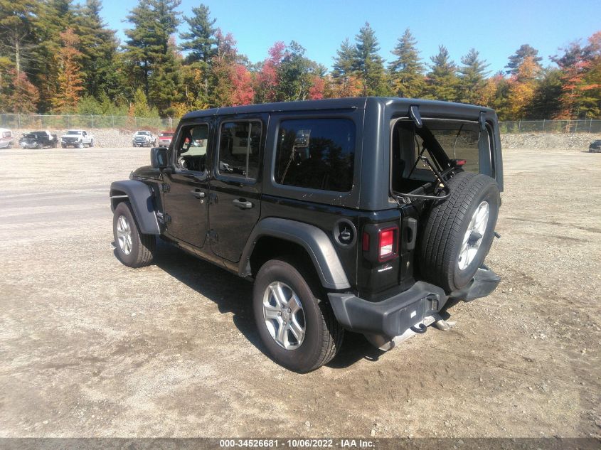 2020 JEEP WRANGLER UNLIMITED SPORT S VIN: 1C4HJXDN0LW129520