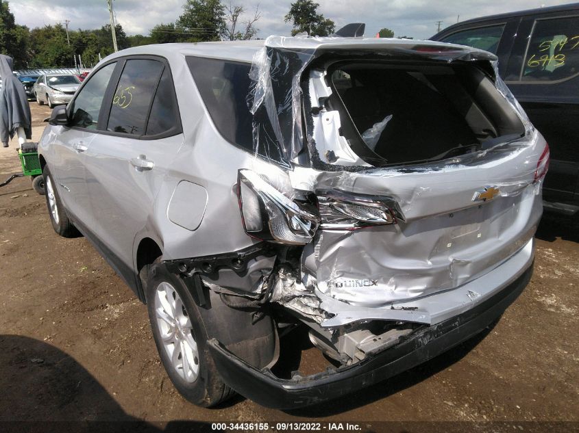 2021 CHEVROLET EQUINOX LS VIN: 3GNAXHEV3MS155702