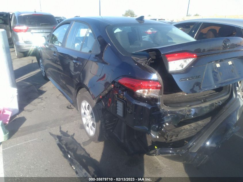 2022 TOYOTA COROLLA LE VIN: 5YFEPMAE3NP344969
