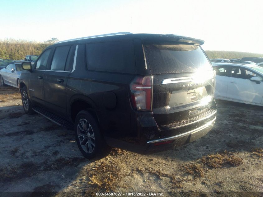 2021 CHEVROLET SUBURBAN LT VIN: 1GNSCCKD7MR472920