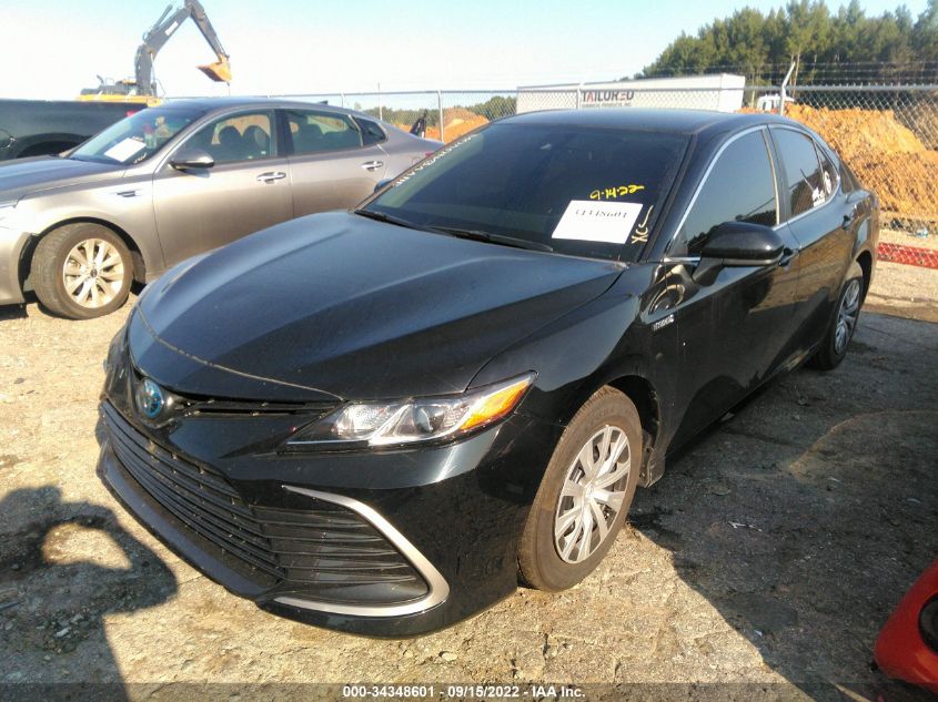 2021 TOYOTA CAMRY HYBRID LE VIN: 4T1C31AK1MU558525